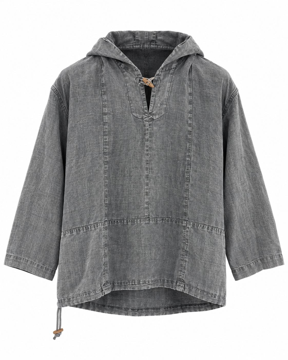 Caponino Men's Hooded Linen Jacket