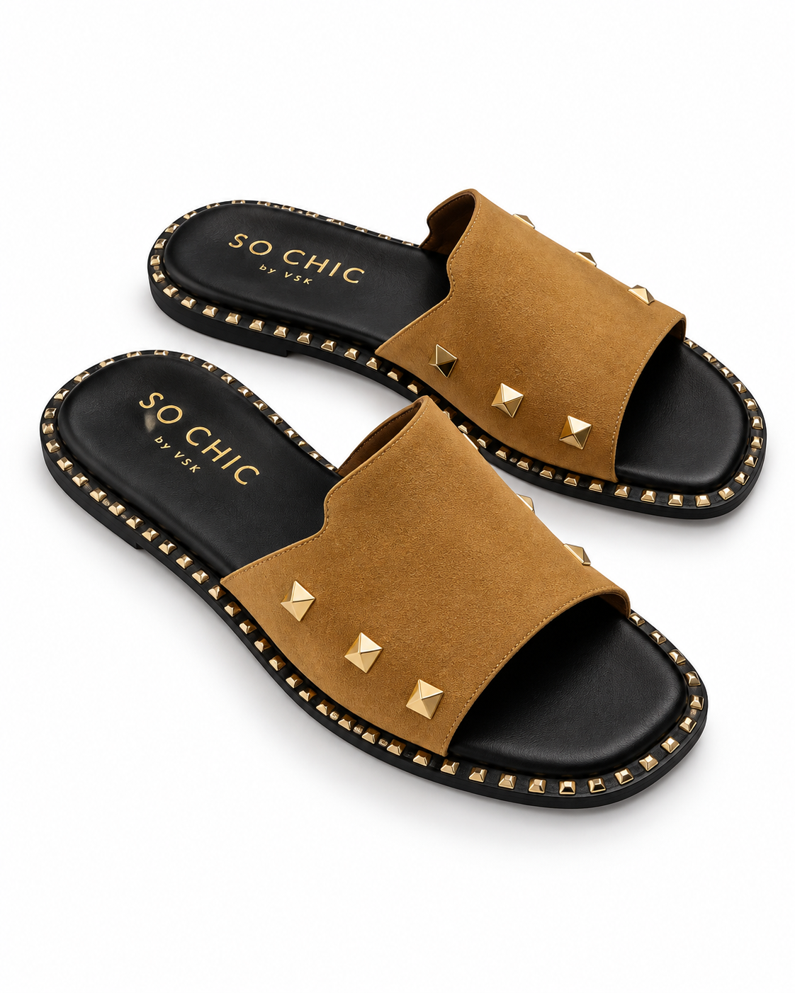 IRA Women's Leather Slides – Yellow