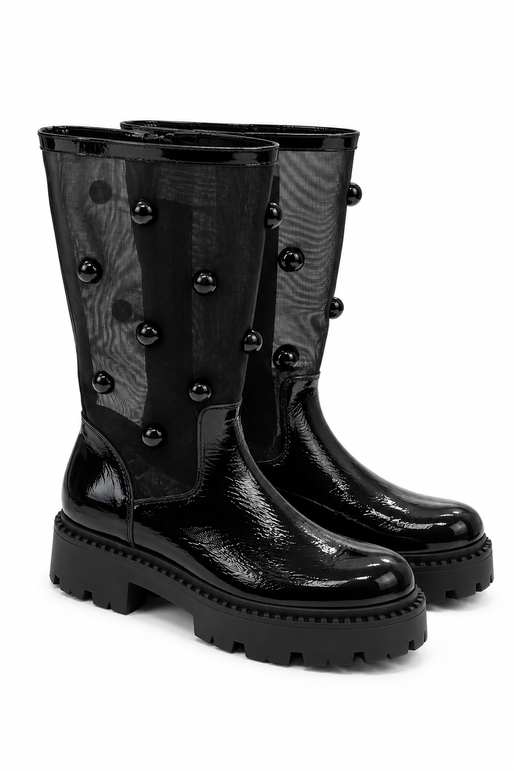 Karmela Women's Leather Boots – Black