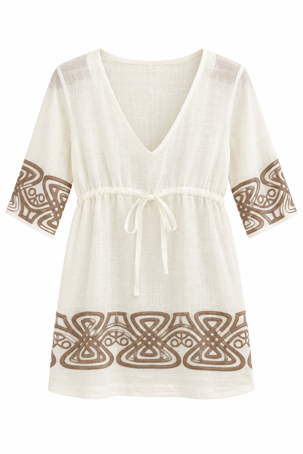 Vitina Women's Mini Linen Dress